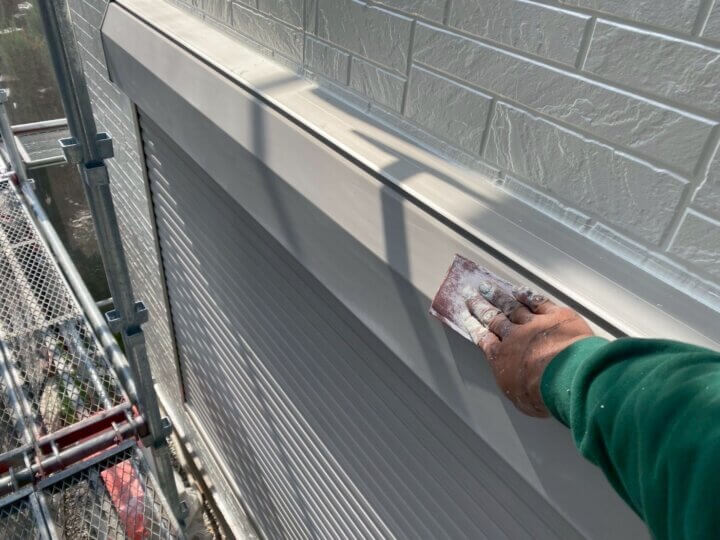 【下地処理】シャッターボックス