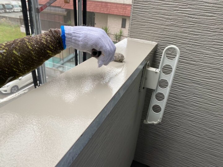 【上塗り】笠木