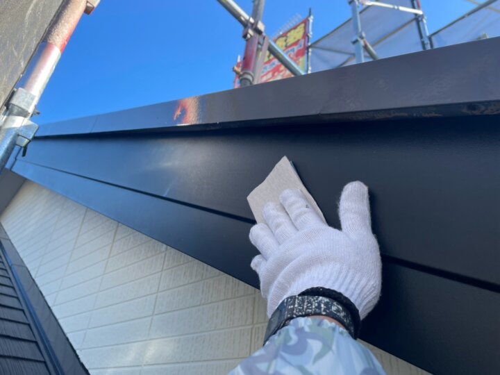 【下地処理】破風板