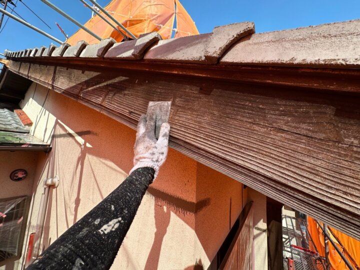 【下地処理】破風板