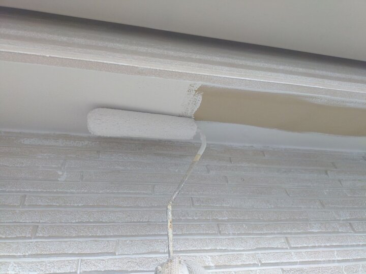 【下塗り】軒天井