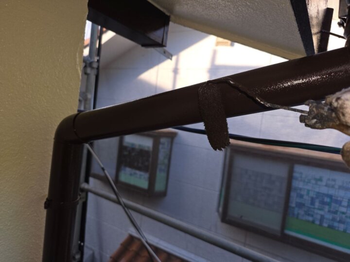 【上塗り】雨樋