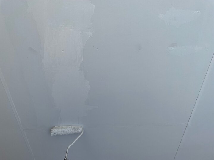 【下塗り】軒天井