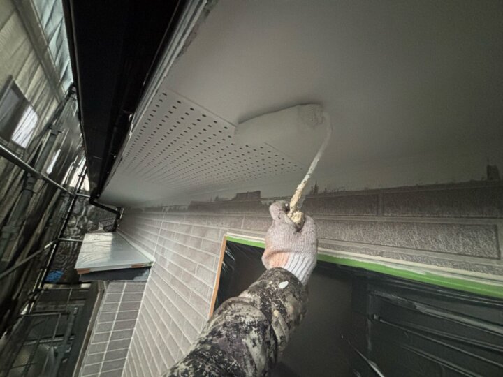 【上塗り】軒天井