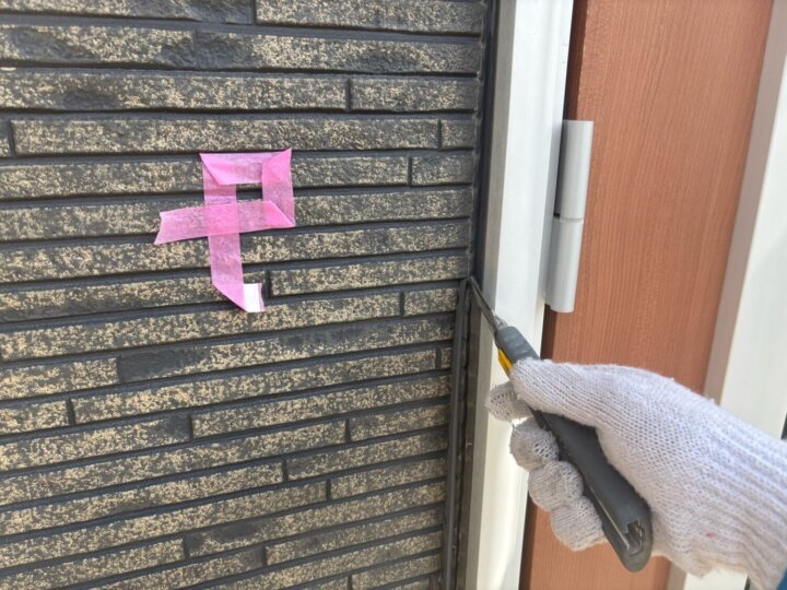 【撤去】建具廻りコーキング