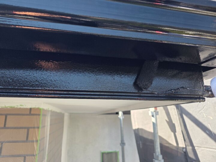 【上塗り】破風板