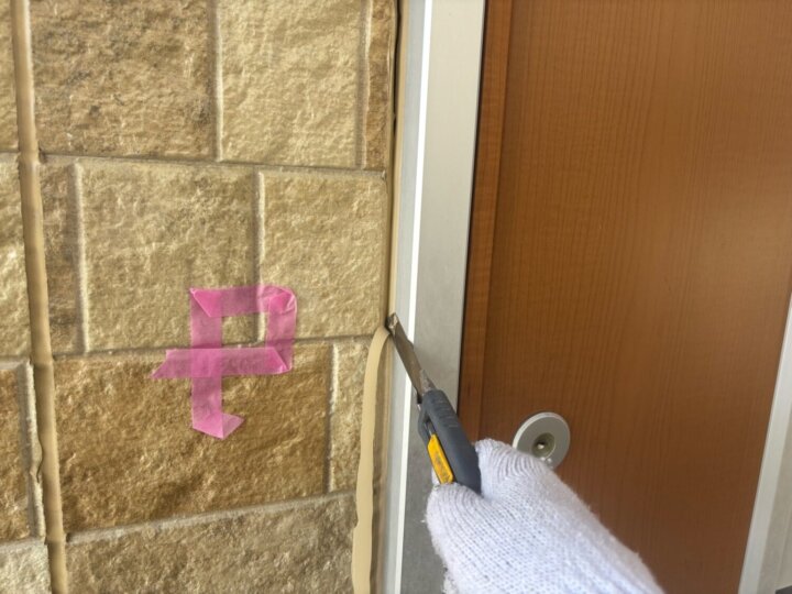 【撤去】建具廻りコーキング