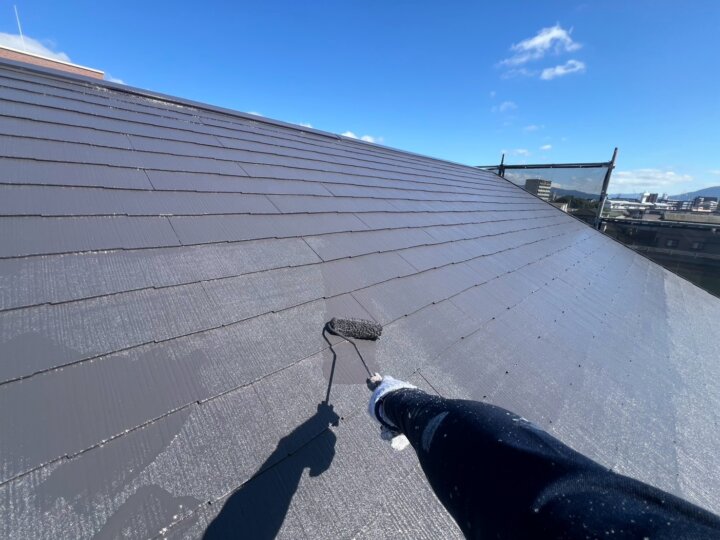 【上塗り】屋根