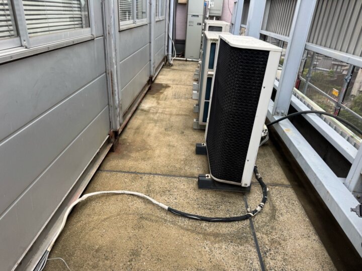 【撤去後清掃】屋上