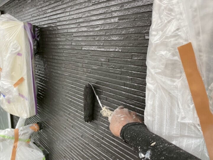 【中塗り】外壁