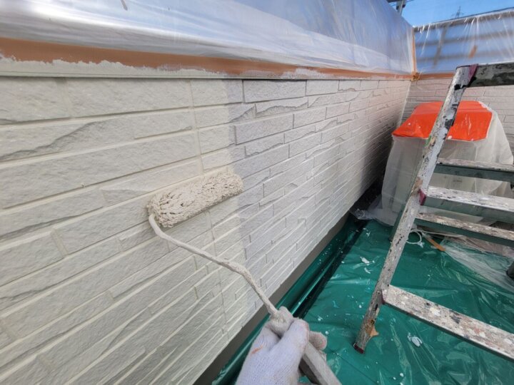 【中塗り】ベランダ