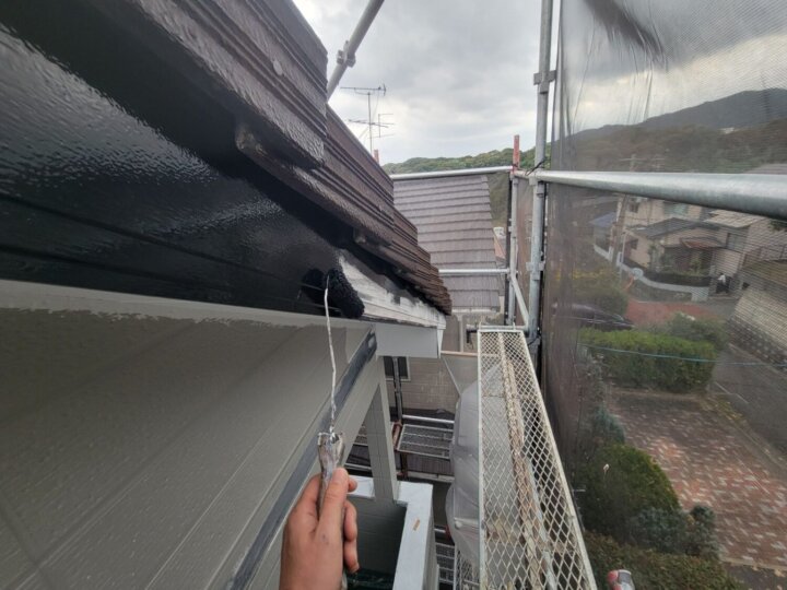 【中塗り】破風板