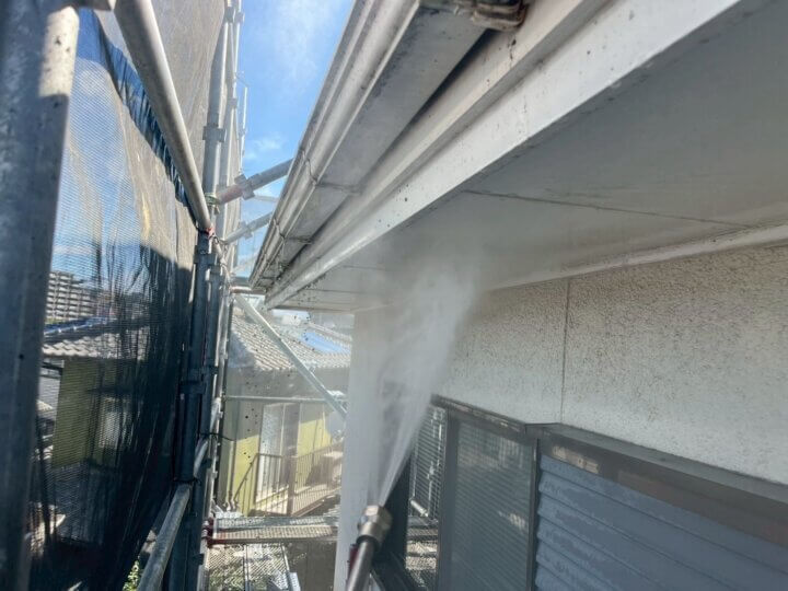 【高圧洗浄】軒天井