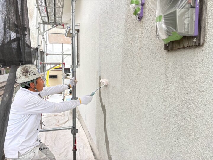 【下塗り】外壁