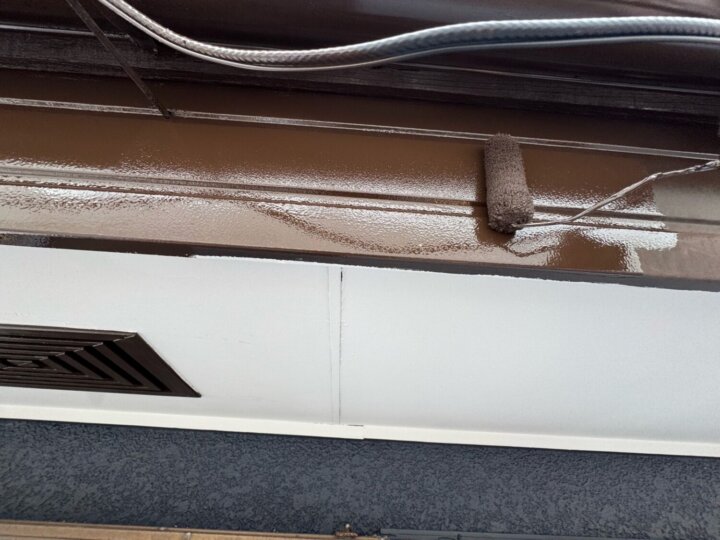 【下塗り】破風板