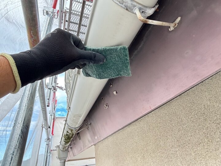 【下地処理】雨樋