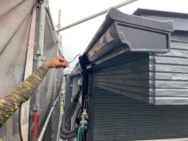 【上塗り】雨樋