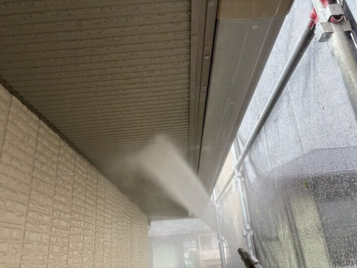 【高圧洗浄】軒天井