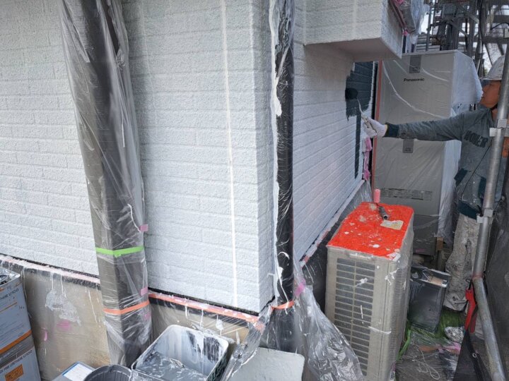 【中塗り】外壁