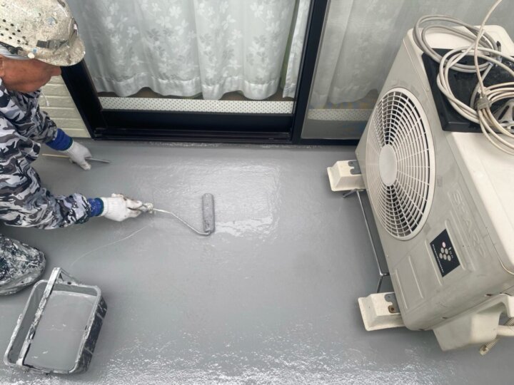 【上塗り】バルコニー