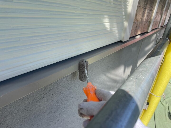 【上塗り】水切り