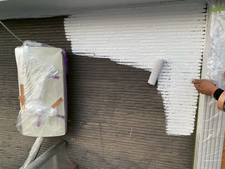 【下塗り】外壁