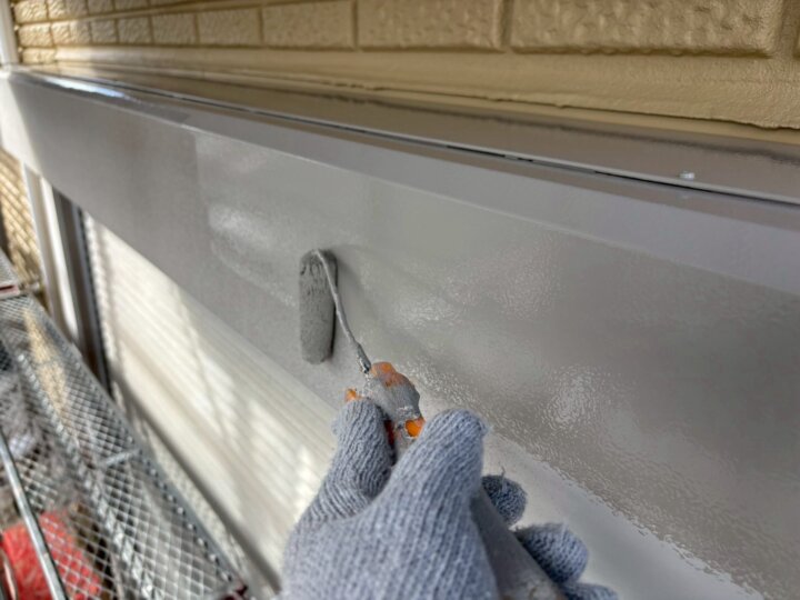 【上塗り】シャッターボックス