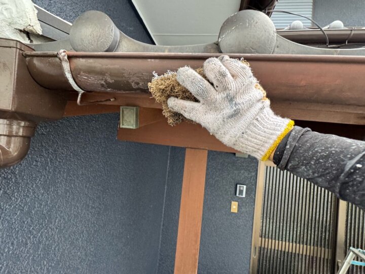 【下地処理】雨樋