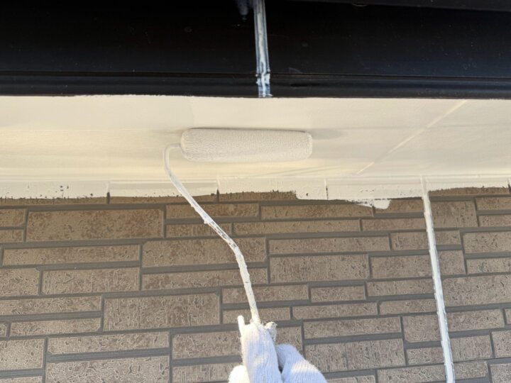 【下塗り】軒天井