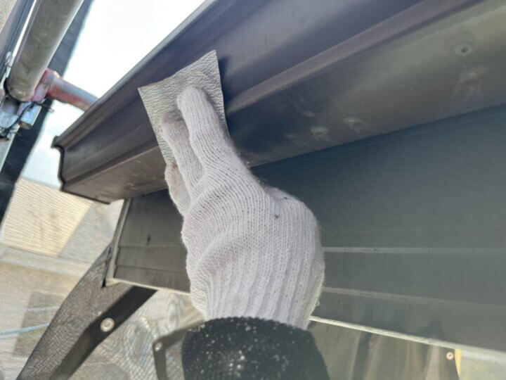 【下地処理】雨樋