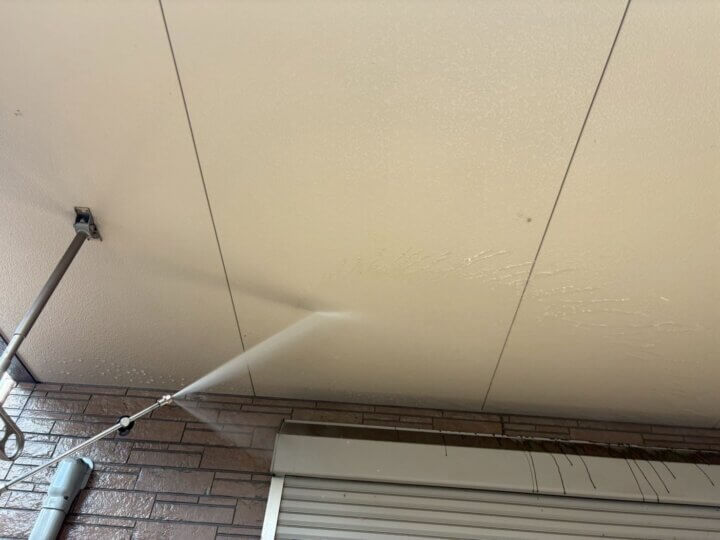【高圧洗浄】軒天井