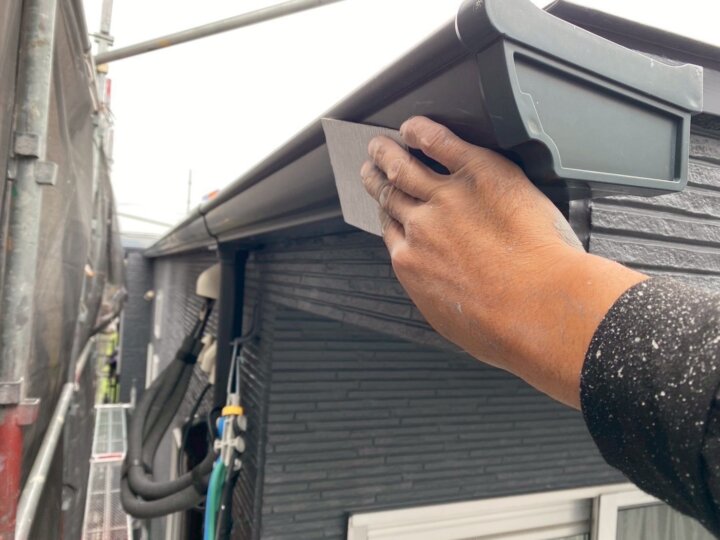 【下地処理】雨樋