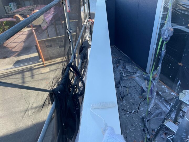 【上塗り】笠木