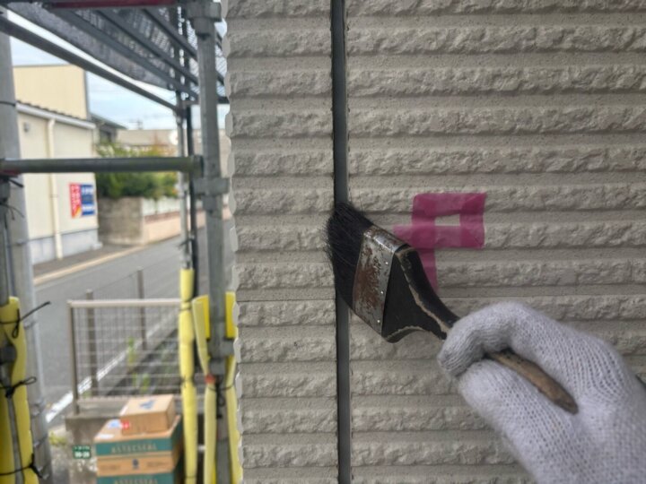 【撤去後清掃】板間目地コーキング