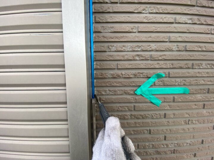 【撤去】建具廻りコーキング