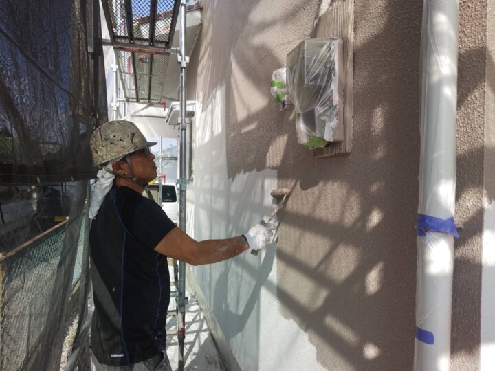 【中塗り】外壁