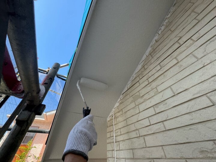 【上塗り】軒天井