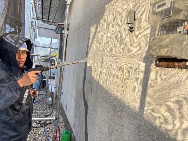 【高圧洗浄】外壁