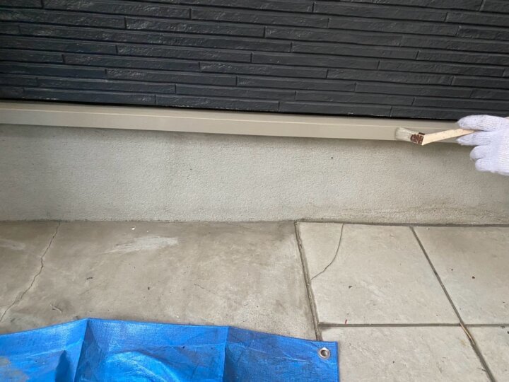 【上塗り】水切り