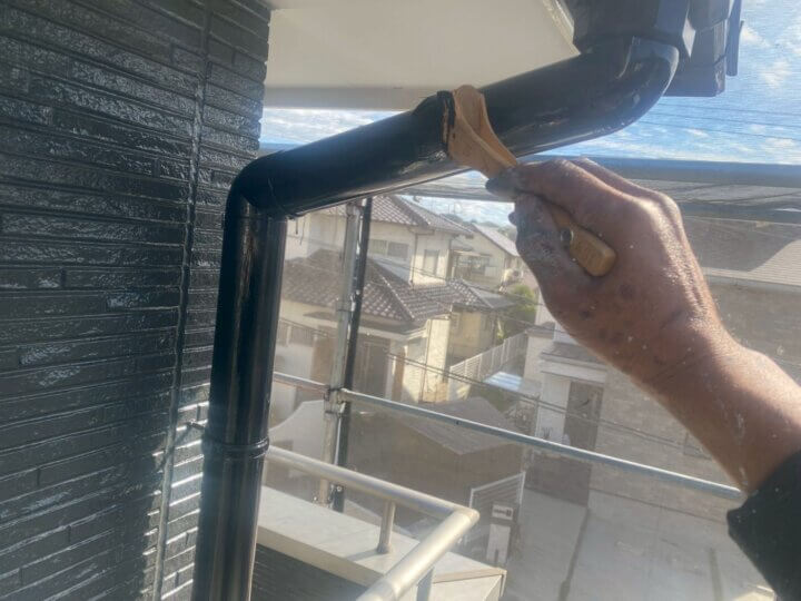 【上塗り】雨樋