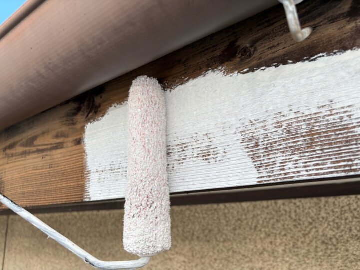 【下塗り】破風板