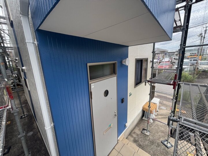 福岡県大野城市　アパート　外壁塗装