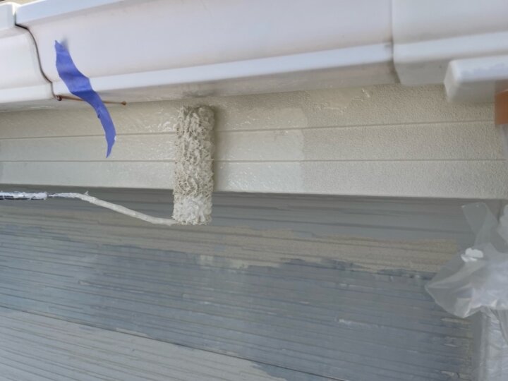 【上塗り】破風板