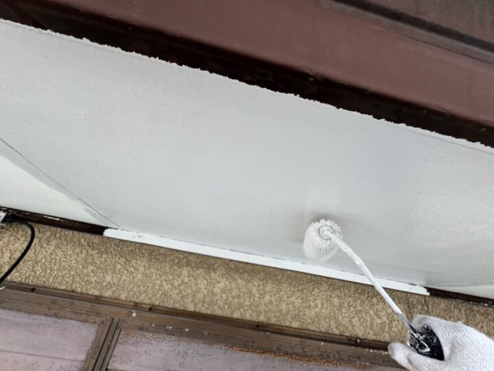 【下塗り】軒天井