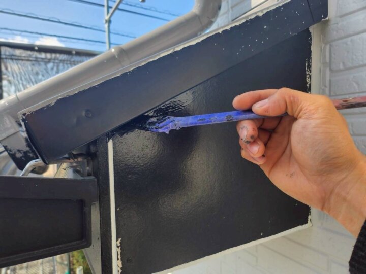 【下塗り】破風板