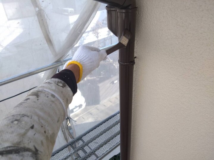 【上塗り】雨樋