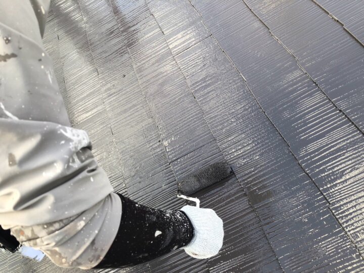 【上塗り】屋根