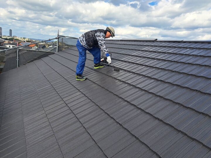 【上塗り】屋根