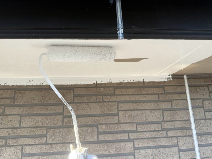 【上塗り】軒天井