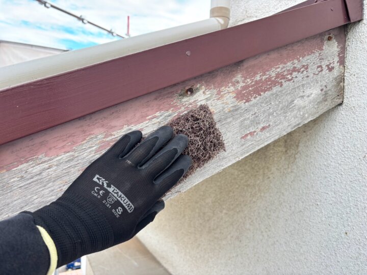 【下地処理】破風板